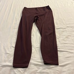 Lululemon wunder under luxtreme size 10 galactic grape 25 inch inseam